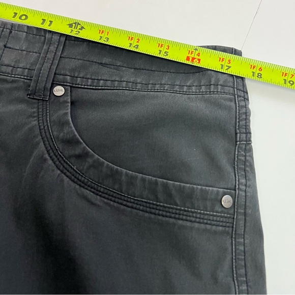 KUHL Revolve Rogue Men’s 5-Pocket Pants/Jeans W35/L34 Dark Gray Hiking/Outdoor - Picture 11 of 15